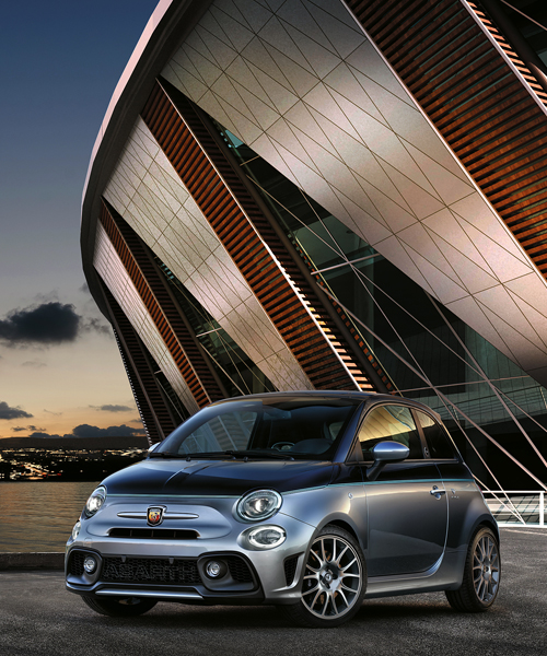 abarth 695 rivale pays tribute to riva yacht's 175 year anniversary