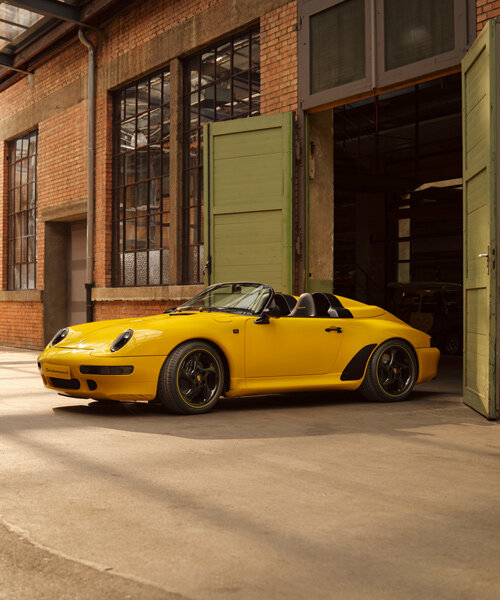 luca trazzi's dream car: one-off porsche 911 speedster unveiled at monterey car week