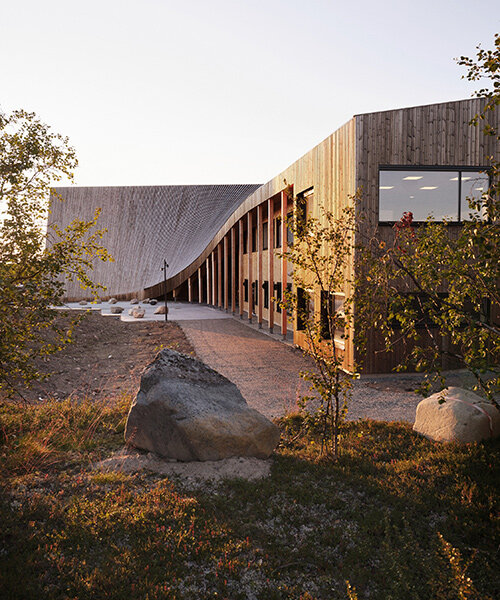 snøhetta takes inspiration from reindeer antlers with its twisting cultural hub in norway