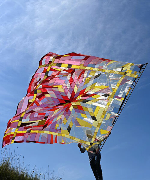 iridescent quilts by wally dion celebrate indigenous identity and great plains landscapes