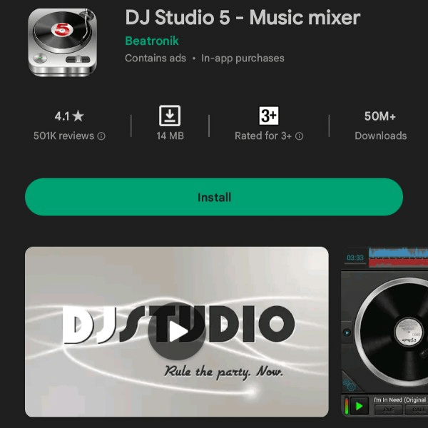 Dj Studio 5, Dj mix banane wala app 