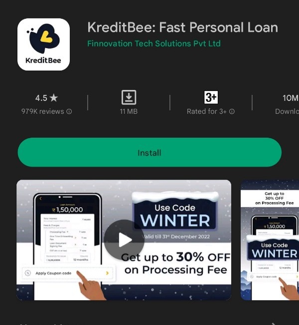 kreditbee loan dene wala apps
