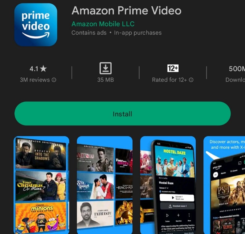 amazon prime new video dekhne wala apps