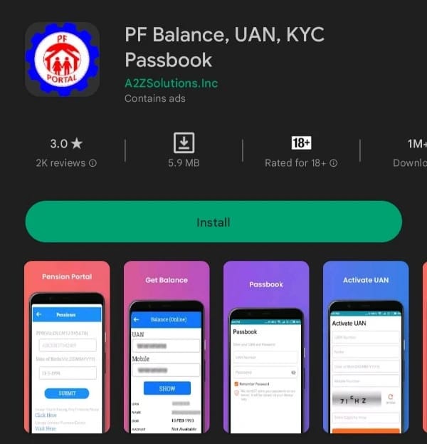 PF Check Karne Ka Apps