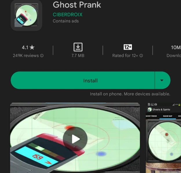 ghost prank